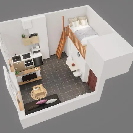 Studio Dedieu Charpennes Villeurbanne Apartmán *